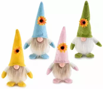 Set 4 figurine Gnomi 12x8.5x20.5 cm 