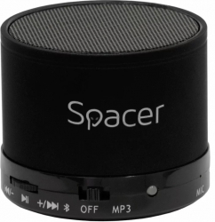 BOXA SPACER portabila bluetooth TOPPER RMS 3W control volum acumulator 520mAh timp de functionare pana la 5 ore distanta de functionare 
