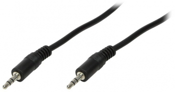 CABLU audio LOGILINK stereo 3.5 mm jack T/T 3m negru and CA1051 and 