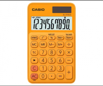 Calculator portabil Casio SL-310UC 10 digits Portocaliu 