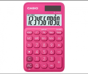 Calculator portabil Casio SL-310UC 10 digits Rosu