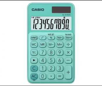 Calculator portabil Casio SL-310UC 10 digits Verde