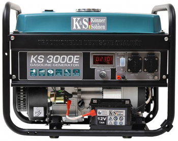 Generator de curent 3 kW benzina PRO - Konner & Sohnen - KS-3000E 