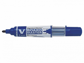 Marker Tabla Varf Rotund Pilot Vboard Master Albastru 