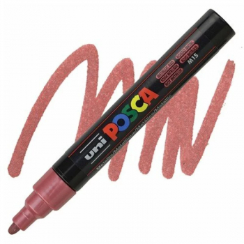 Marker Uni Posca 1.8-2.5Mm PC-5M Rosu Metalizat 