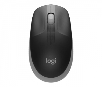 MOUSE LOGITECH and  M190 and  notebook PC wireless optic USB 1000 dpi 3/1 negru / gri and  910-005906 and  include TV 0.15 lei 