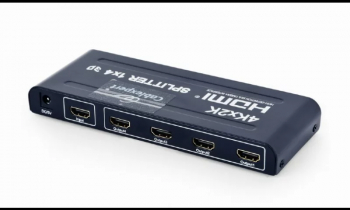 SPLITTER video GEMBIRD split HDMI la 4 monitoare conector 1 HDMI M conector 2 HDMI M x 4 and  DSP-4PH4-02 and 
