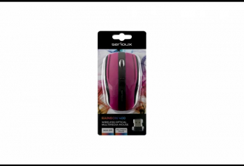 MOUSE SERIOUX RAINBOW400 WR PURPLE USB 