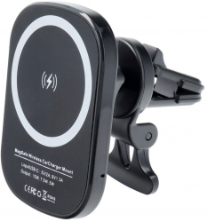 Suport auto magnetic MagSafe cu incarcare wireless 15W Fast Charge QC3.0 Qi Standard - CWCPH-D10 