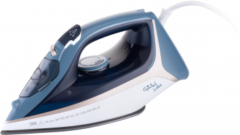 Fier de calcat Gallet Jullie FAR 806 2200 W 300 ml 140 g/min talpa ceramica alb cu albastru 