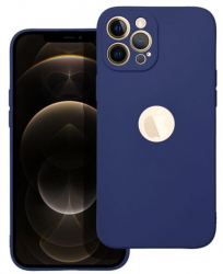 Husa Compatibila cu Apple iPhone 12 Pro Max iberry Candy Soft Albastru Inchis 