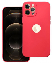 Husa Compatibila cu Apple iPhone 12 Pro Max iberry Candy Soft Rosu