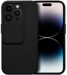 Husa Compatibila cu Apple iPhone 13 Pro Max iberry Slide Case Negru 