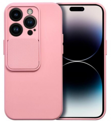 Husa Compatibila cu Apple iPhone 13 Pro Max iberry Slide Case Roz 