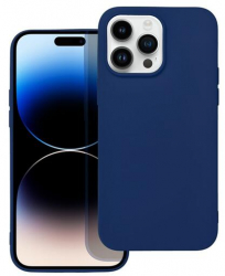 Husa Compatibila cu Apple iPhone 14 Pro Max iberry Candy Soft Albastru Inchis 