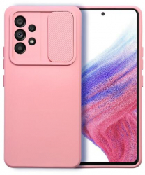 Husa Compatibila cu Samsung Galaxy A33 5G iberry Slide Case Roz 