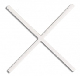 Distantiere Cruciulite pt. placi - gresie si faianta - Rost 1 mm - 300 buc - RUBI-2911 