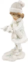 Figurina Fetita polirasina 10x7x19 cm 