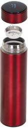 Termos smart 500 ml afisaj temperatura LED sita metal visiniu 