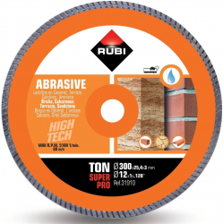 Disc diamantat pt. materiale abrazive 300mm TON 300 SuperPro - RUBI-31910 