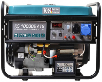 Generator de curent 8 kW benzina PRO - Konner & Sohnen - KS-10000E-ATS 