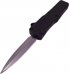 Mini briceag automat de vanatoare IdeallStore® Futuristic Blade metalic 13 cm negru 