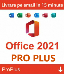 Microsoft Office 2021 Pro Plus Retail Licenta Permanenta 