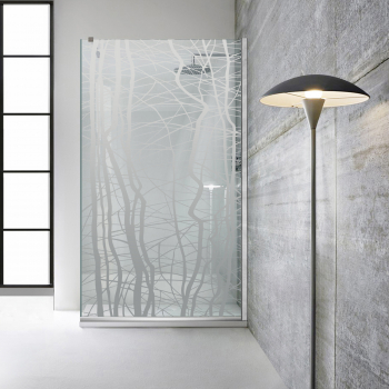 Paravan dus walk-in Aqua Roy INOX model Manhattan incolor 70x195 cm sticla 8 mm clara securizata anticalcar 