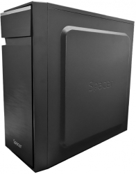 Carcasa Spacer Office Black MiddleTower Fara sursa Negru SPCS-OC-TOP 