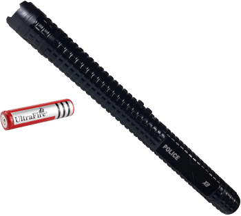 Baston cu electrosoc si lanterna Police X8 35 cm 