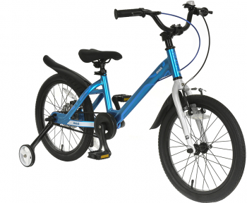 Bicicleta Copii 4-6 ani Mars M1601C 16 Albastru/Alb 