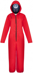 Costum pentru adulti IdeallStore Squid Game model Cerc marimea L rosu 