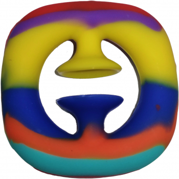 Jucarie antistres senzoriala cauciuc 5 cm multicolor 