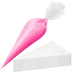 Set 100 de posuri pentru decorat Springos 34 x 24 cm polietilena alb 