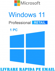 Windows 11 Pro Retail Licenta Permanenta 32/64 All Languages 