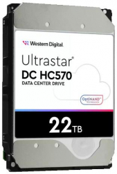 Hard Disk Server Western Digital Ultrastar DC HC570, 22TB, SATA3, 3.5inch WUH722222ALE6L4