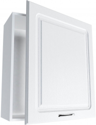 Corp MDF superior de bucatarie Sani Kvadric pentru Hota 60x68 cm Alb 