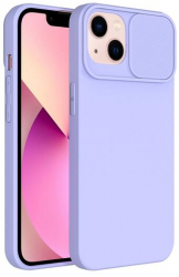 Husa Compatibila cu Apple iPhone 14 Pro Max iberry Slide Case Lavanda 