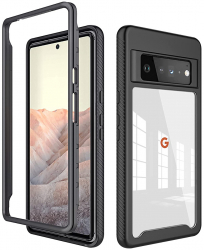 Husa pentru Google Pixel 6 Pro + Folie Techsuit Defense360 Pro Black 