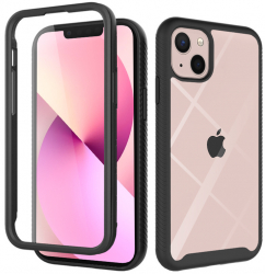 Husa pentru iPhone 13 mini + Folie Techsuit Defense360 Pro Black 