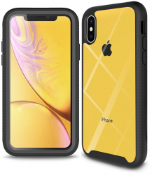 Husa de protectie compatibila cu iPhone XR PC Negru 