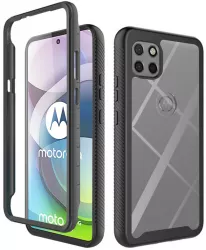 Husa pentru Motorola Moto G 5G + Folie Policarbonat Black 