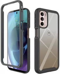Husa de protectie compatibila cu Motorola Moto G51 5G PC Negru 
