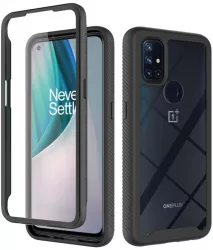 Husa pentru Oneplus Nord N10 5G + Folie Techsuit Defense360 Pro Black 
