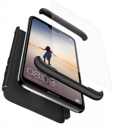 Husa de protectie pentru Huawei P20 Lite + Folie GKK 360 Black 
