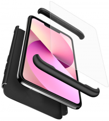 Husa de protectie compatibila cu iPhone 13 mini Plastic Negru 