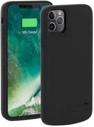 Husa Protectie pentru iPhone 11 Pro Max cu Baterie de 6000mAh Precision Cut Power Pro O6845 Metal Negru 