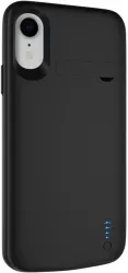 Carcasa de protectie compatibila cu iPhone XR cu Baterie de 6000mAh Metal Power Pro H383 Metal Negru