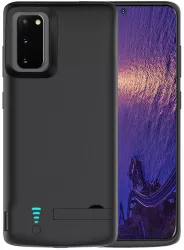 Husa Protectie pentru Samsung Galaxy S20 4G/S20 5G cu Baterie de 5000mAh Elite Armor Power Pro O6833 Metal Negru 