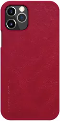 Husa pentru iPhone 12 Pro Max Nillkin QIN Leather Case Red 